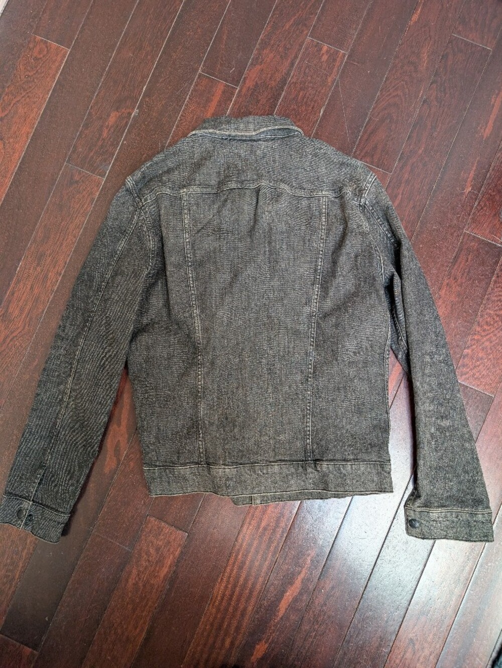 All Saints Temple Denim Jacket - Faded Black - Picture 3 of 6